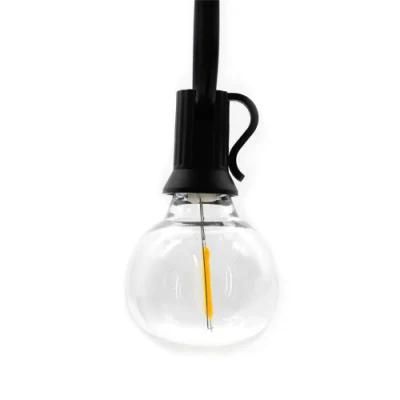 G40 Bulb Warm White Xmas Tree Light Celebrating Porch Solar String Lamp