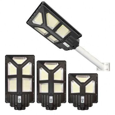 Solar Street Light LED All in One 12V Powered Outdoor Lights Integrated 3 Years Warranty High Lumens 30-100W with Remote