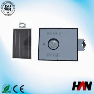 Mono Panel Lithium Battery LED Intelligent All in One 8W Solar Street Light for Garden Use