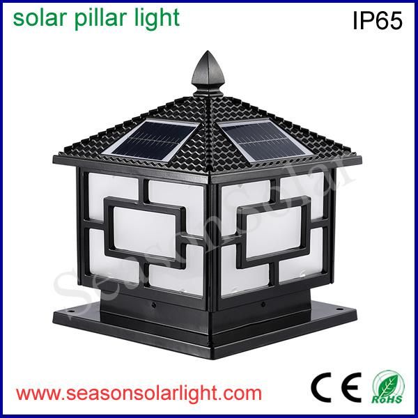 Bright Decking Light CE Solar Post Lighting Outdoor Garden Lighting with Warm White LED Light