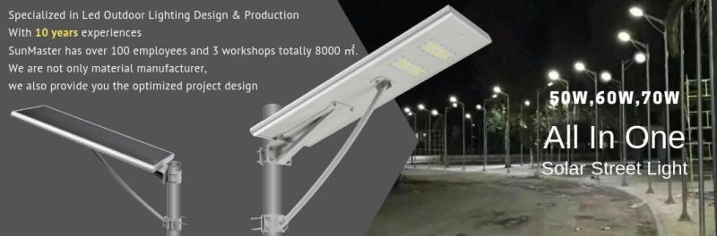 Solar Power LED Street Light Post