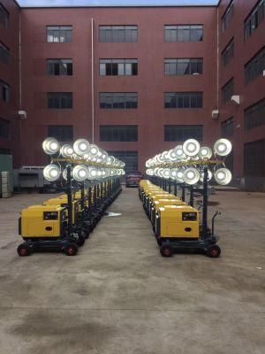 LED Portable Diesel Generator Set Light Tower Manufacture