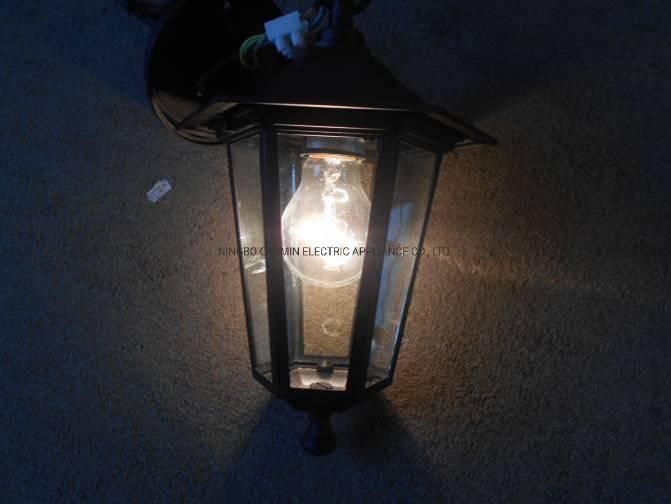 Outdoor Aluminum Hanging Lantern Light with E27/E26 Lampholder