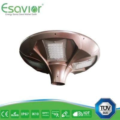 Esavior UFO Solar Powered 20W Solar Street Light Outdoor Yard/Garden Lamp Integrated Solar Street Light