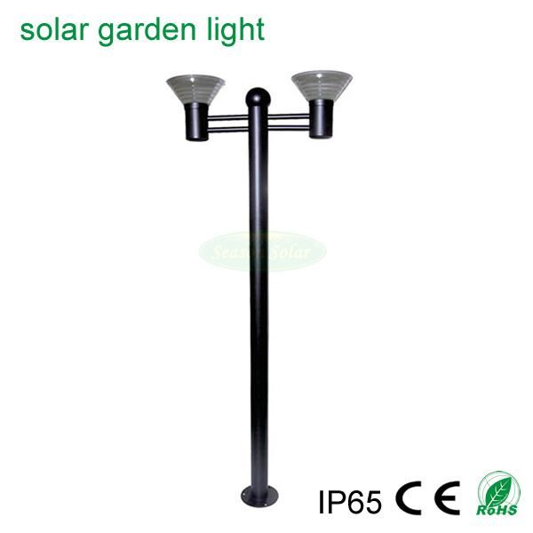 2m Outdoor Stainless Steel Garden Smart LED Lighting Solar Lawn Light for Landscape Yard Pathway Lighting