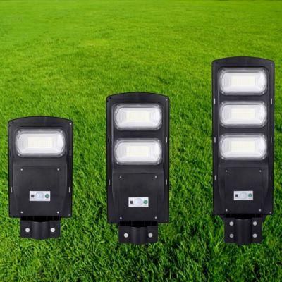 Solar Street Light Motion Sensor ABS Streetlight Waterproof IP65 100W 300W 500W Outdoor All in One LED Lamp