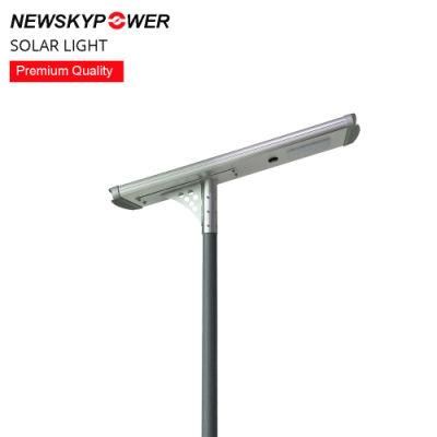 80W High Power All in One Integrated Solar Street Lamp for Highways