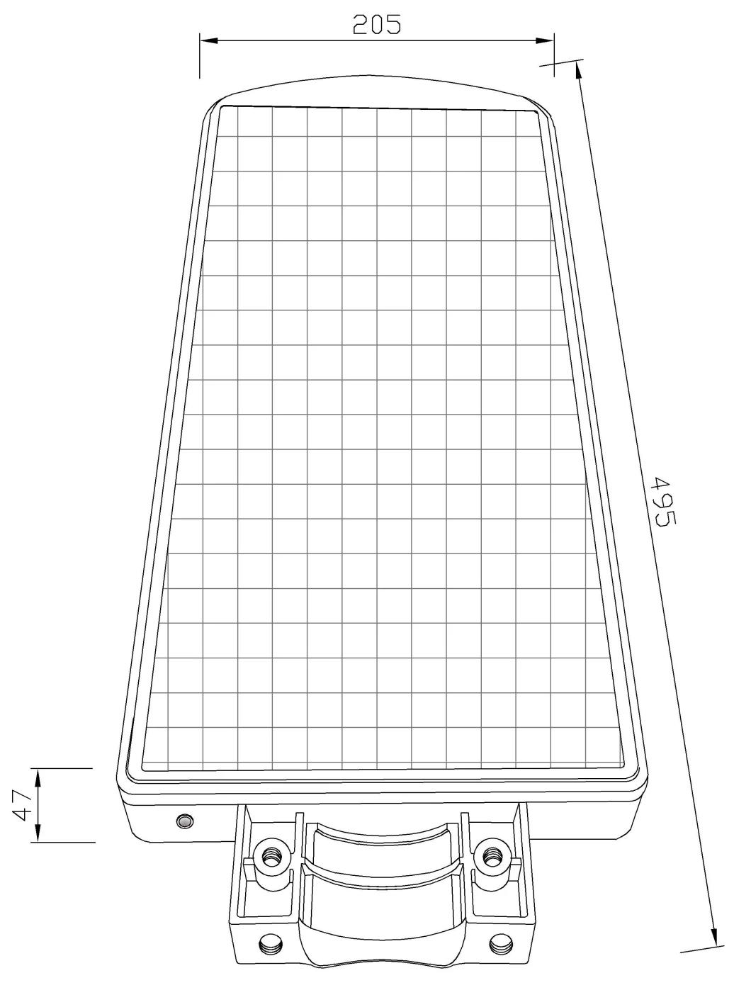 IP65 All in One LED Solar Street Light for Projects