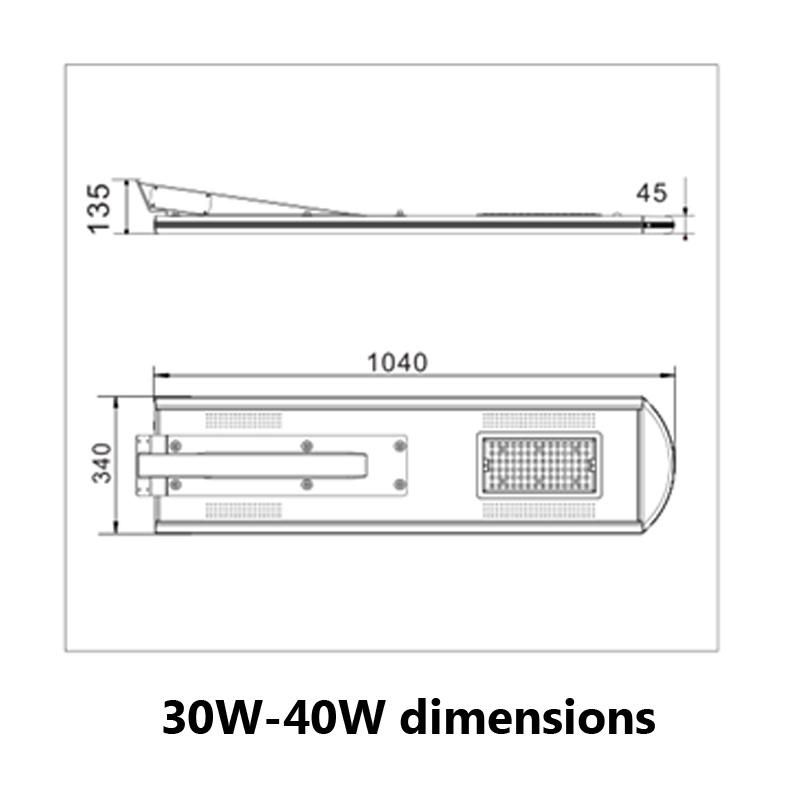Remote Control Integrated Wind Turbine Solar Street Light