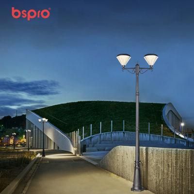 Bspro Waterproof IP65 Outdoor Lawn Lights Flower Landscape Lighting Large LED Powered Modern Solar Garden Light