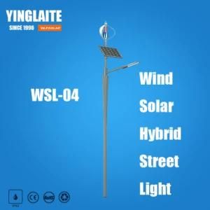 High Lumens Bridgelux CREE 9m Pole 150W Wind Solar Hybrid Outdoor Light