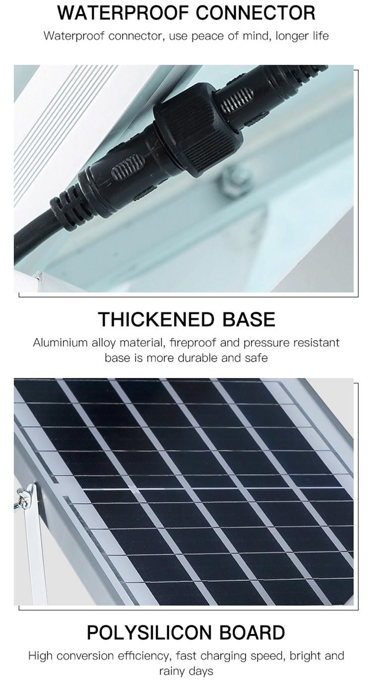 High Lumen 30W Aluminium Garden Outdoor Waterproof IP65 Solar Street Light