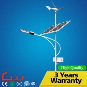 6m Pole 30W 4500k Lamp Solar Wind LED Street Light