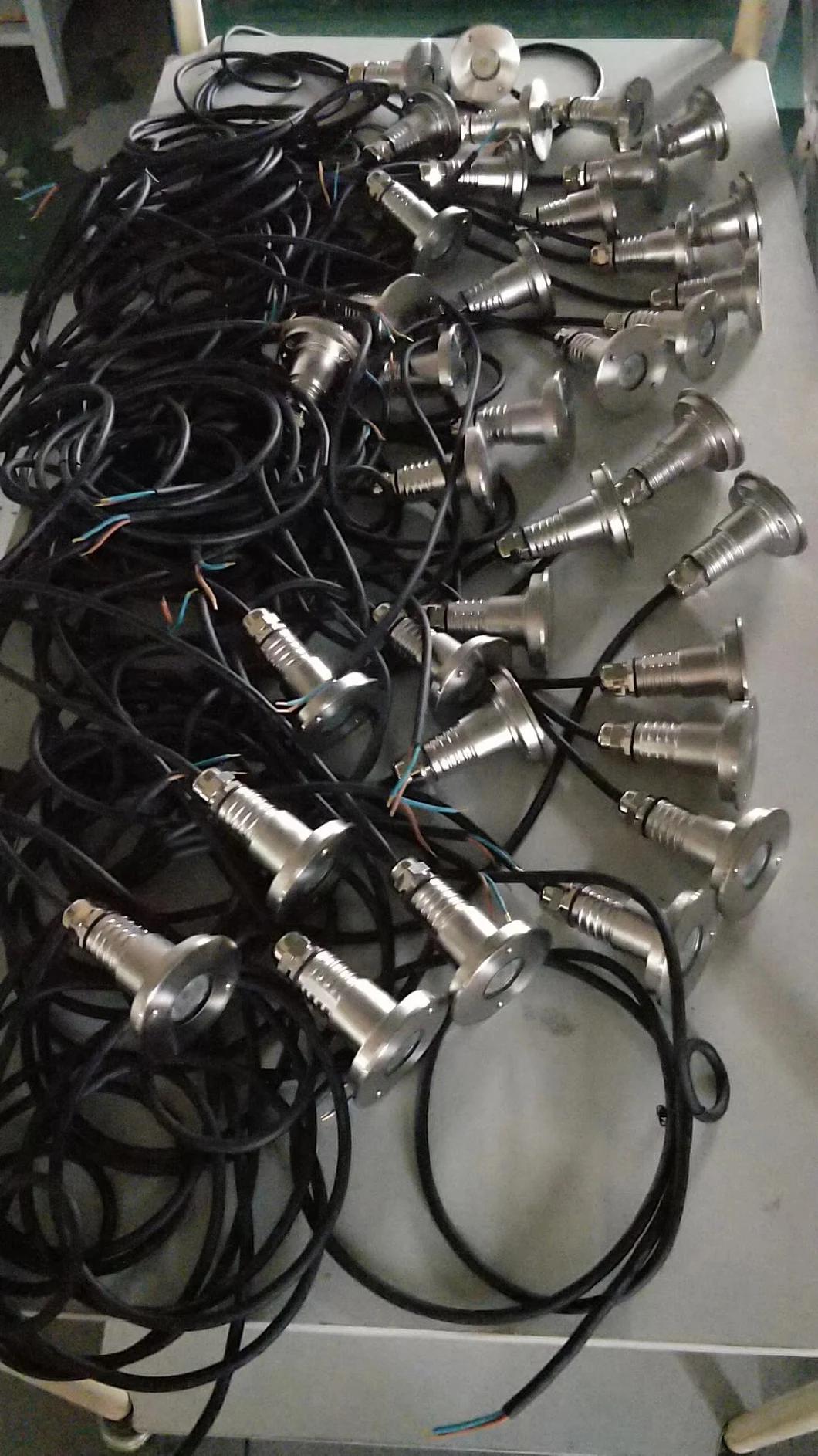 3W IP68 24V 316ss Inground LED Swimming Pool Underwater Light