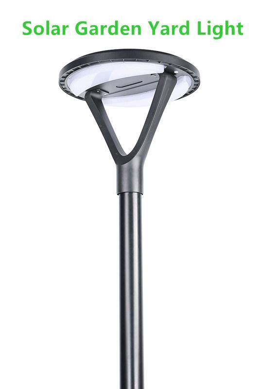 New Lighting Top Post Parking Garden Solar Lighting Outdoor 25W Solar Garden Yard Lighting with LED Lighting