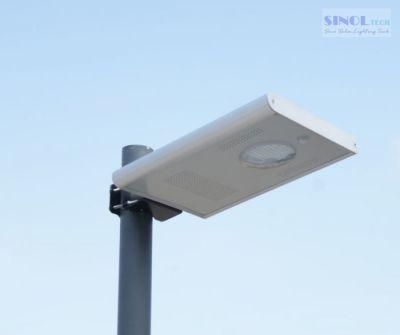 IP65 8W Solar PV LED Street Light with Integrated Lithium Battery