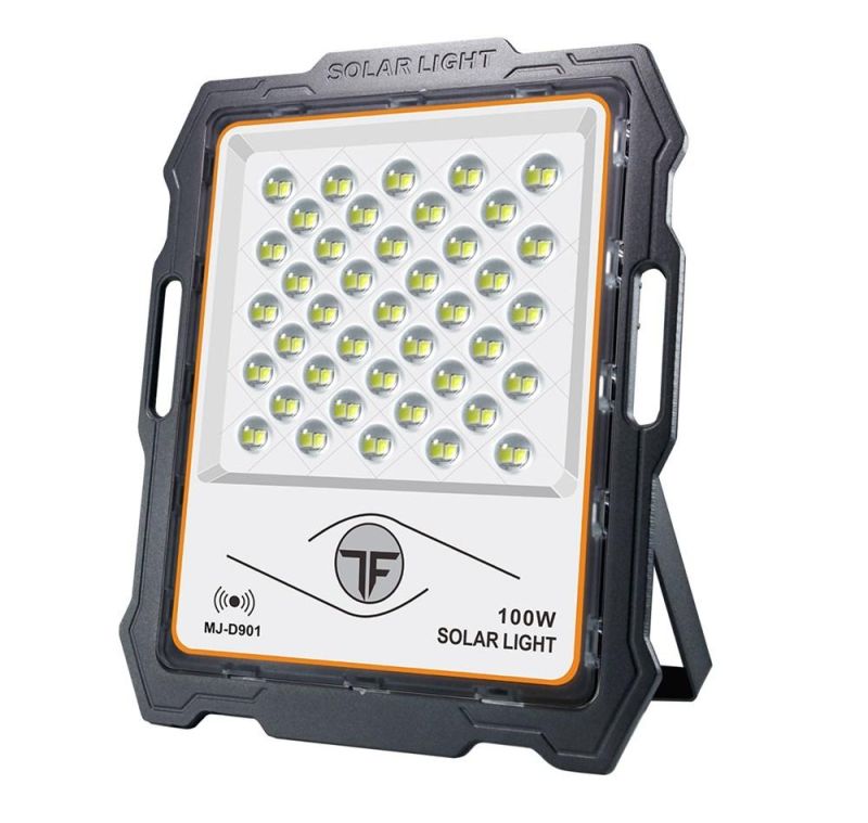 Yaye 2021 Hottest Sell Waterproof 100W/200W/300W/400W/600W Solar Wall Garden Flood Light with Radar Sensor & 1000PCS Stock Each Watt