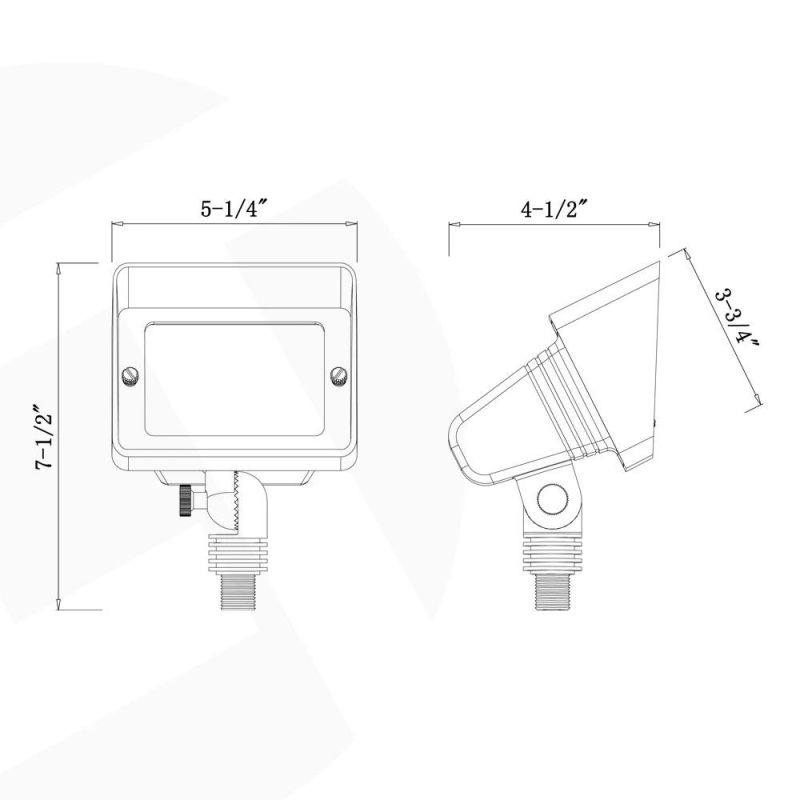 LED Wall Washer Light with Decorative Outdoor Flood Lamps