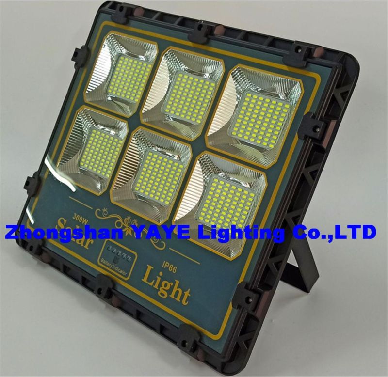 Yaye 2021 Hottest Sell Outdoor 100W Camera Solar LED Flood Garden Light for Home Park Office Using with 1000PCS Stock (100W/200W/300W/400W Available)