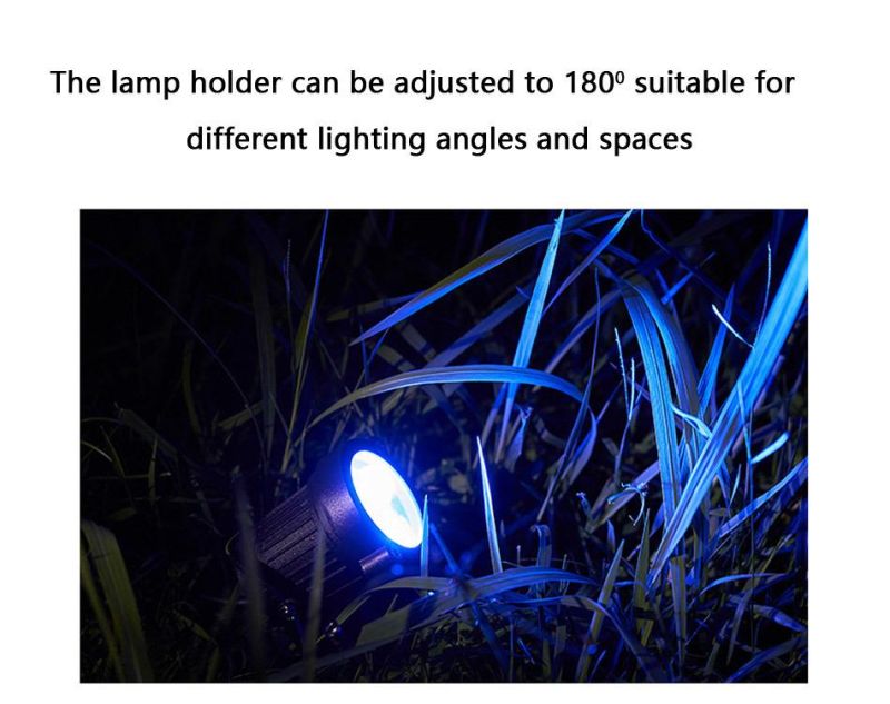 LED COB Lawn Lamp LED Spike Light Outdoor Pathway Garden Yard Landscape Lighting Waterproof 5W 7W 9W RGB Spot Bulbs 85-265V 12V