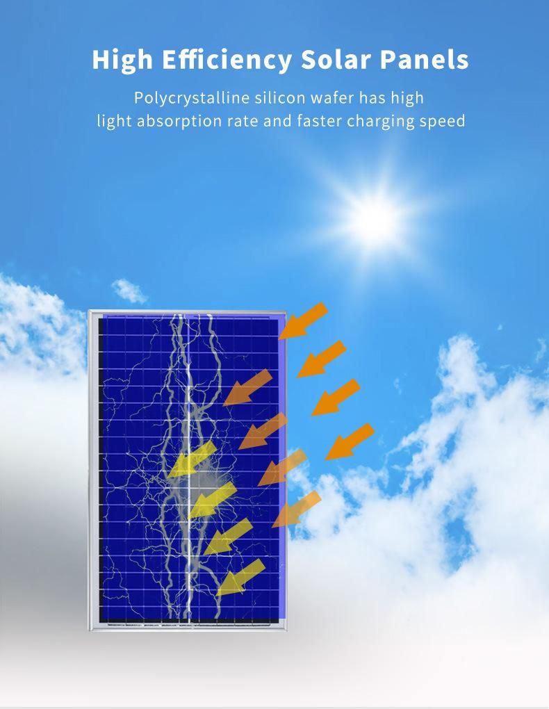 Powerful Bright 100W 200W 300W LED Solar Street Light Road