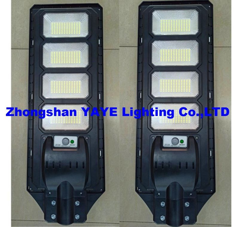 Yaye 2022 Hottest Sell 50watt All in One Solar LED Street Road Wall Garden Light with Remote Controller/Radar Sensor 500PCS Stock