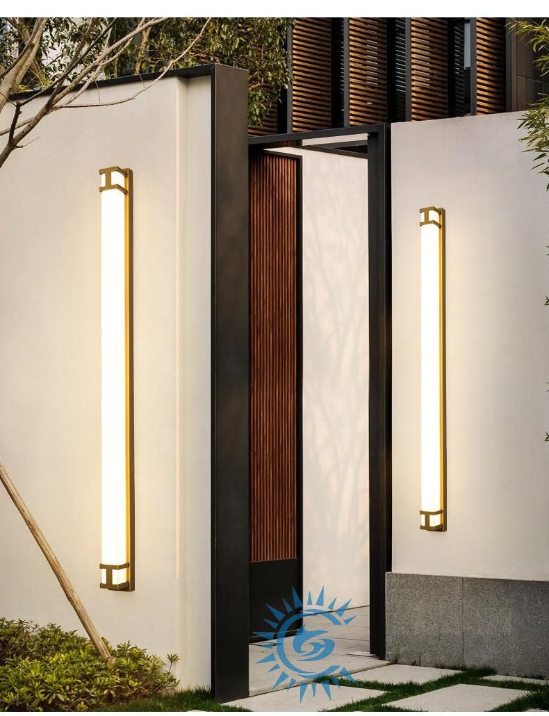 Outside Garden Yard Decoration Line Lamp Strip Wall Light IP65 Stepless Dimming