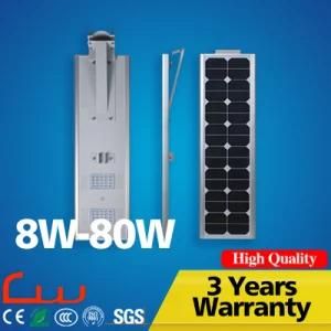 8W 20W 30W 50W 80W Integrated Solar LED Street Light