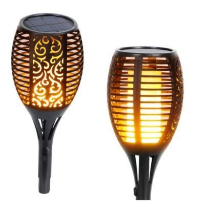 Wholesale Price IP65 Waterproof Outdoor Garden Landscape Lawn LED Torch Lamps Solar Flame Light