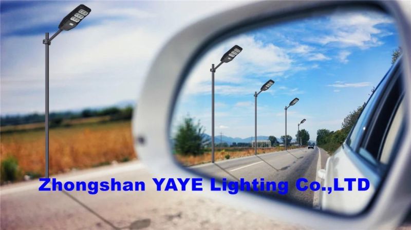 Yaye 2022 Hottest Sell CE/RoHS 100watt Waterproof Outdoor Solar LED Street Light with 1000PCS Stock/Remote Controller/Radar Sensor/1000PCS Stock