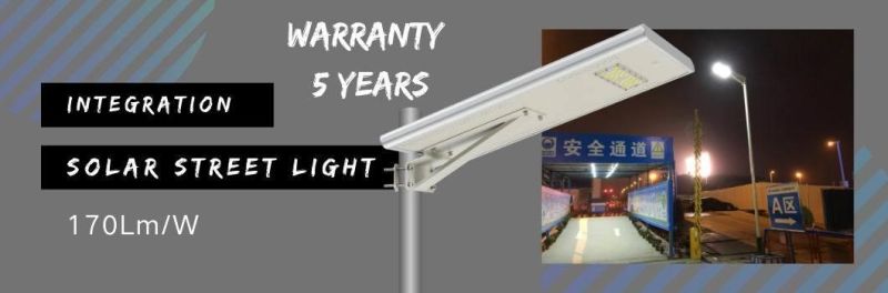 Dual Lamps Dual Solar Panel Solar Street Light Lithium Battery