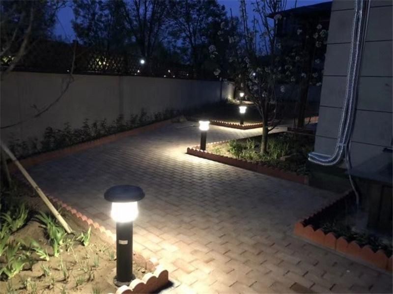 2020 Casting Aluminum IP65 LiFePO4 Battery Warm White Lawn Lamp Walking Way Street Solar LED Light Garden Outdoor