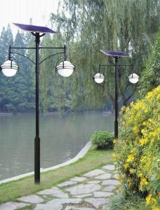 High Pole 2X5w Solar LED Garden Light with Integrated Design