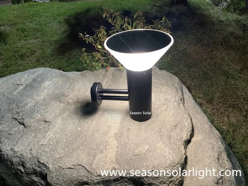 Energy Saving Yard Light 5W Solar Wall Light with Bright LED Light and Solar Panel