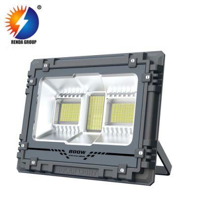 Renda Group 800W Outdoor Road Solar Colorful Flood LED Light with RGB