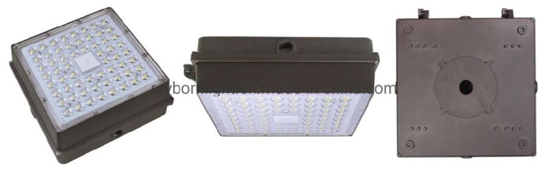 150lm/W 80W 100W 120W Indoor Industrial Factory LED Canopy Light for Gas Station Natatorium Tennis Vollyball Badminton Court Exhibition Lighting