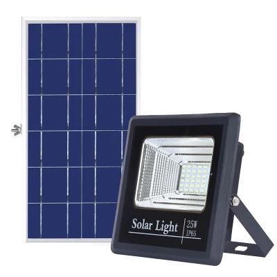 Outdoor IP65 25W 50W 80W 100W Solar Flood Light Street Wall Home Power LED Lamp Lights Saving Energy Swimming Pool Garden Lantern