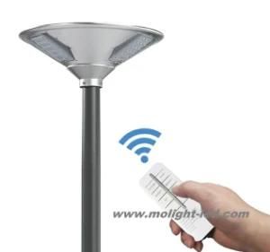 50W UFO Solar Lights for Fence High Bright High Class Aluminum (Anodic oxidation process) for Height 5m with Remote Control