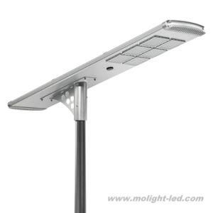 Top Quality LED Solar Street Lamp 120W All in One 170lm/Watt LiFePO4 Battery Install Pole Diameter 70-76mm