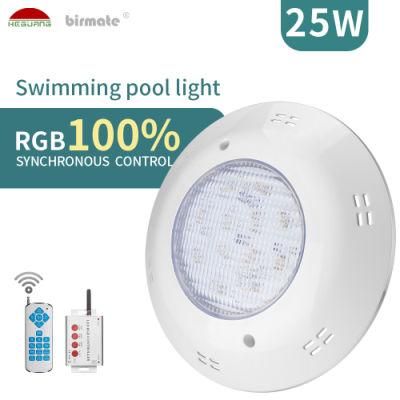 25W AC12V RGBW Synchronous Control Swimming Pool Lights for Sale