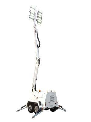 LED Road Construction Mobile Diesel Lighting Tower Price