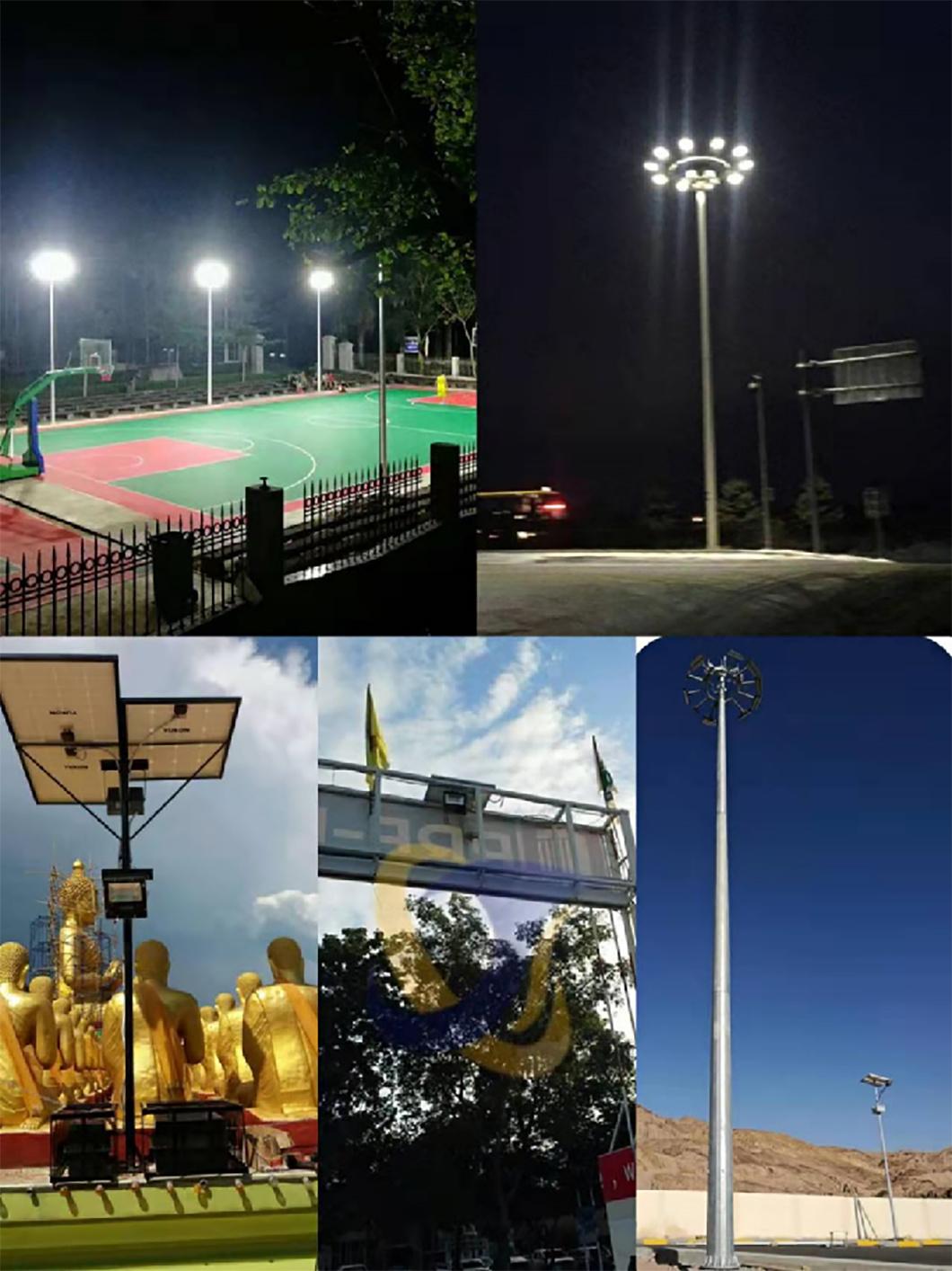 Die Casting Aluminum High Brightness 100W Outdoor LED Flood Light Meanwell Driver >80000 Hours Waterproof IP65 AC96-305V