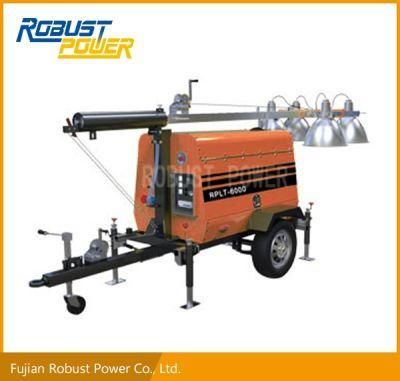Manual Diesel Electronic Controlled Portable Light Tower