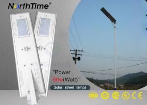 6W-120W Integrated Solar Powered LED Street Lights with Motion Sensor