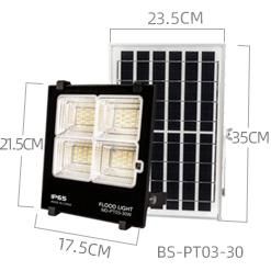 Bspro High Quality Waterproof Aluminum Garden LED Solar Flood Light