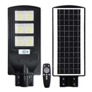 Sensitive LED Remote Control 90W Solar Street Light IP65 Outdoor All in One Type Solar Light