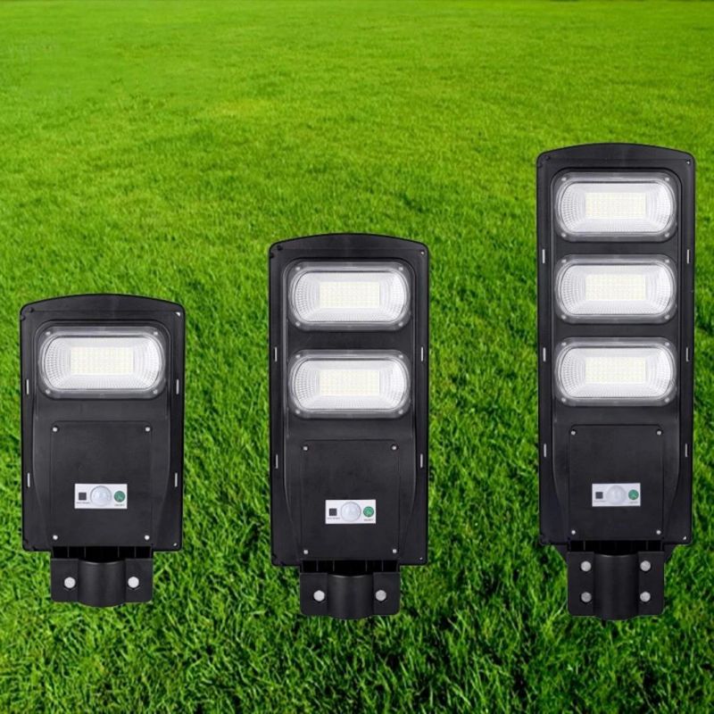 Outdoor Motion Sensor Pashway Integrated 60W 80W 120W 300W Smart LED All in One Solar Street Light