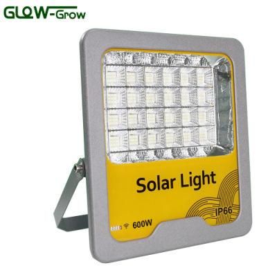 600W IP66 Waterproof Zero Electricity Free Solar LED Flood Light for Park Use