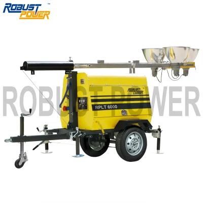 Electronic Controlled Portable Movable Mobile Lighting Tower