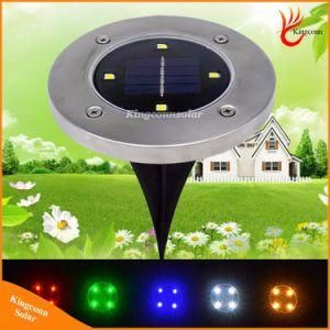 4 LED Outdoor Solar Buried Lamp LED Ground Lamp New LED Garden Lawn Light Solar Powered LED Underground Lights